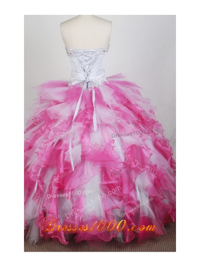 2012 Pretty Ball Gown Sweetheart Neck Floor-Length Quinceanera Dresses