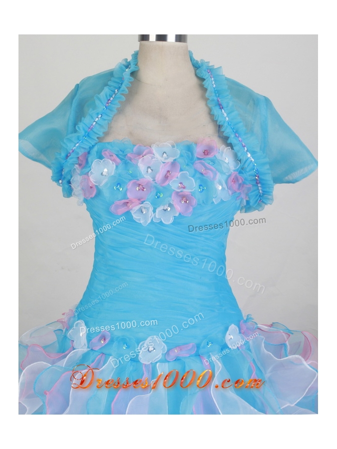 2012 Romantic Ball Gown Strapless Floor-length Qunceanera Dress