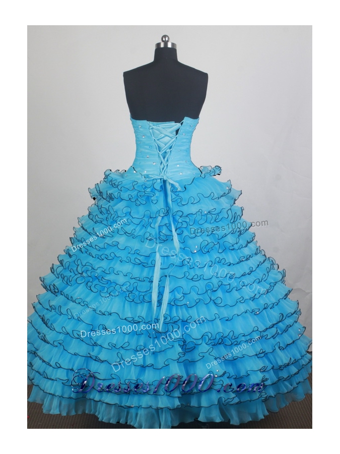 Beautiful Ball gown Sweetheart-neck Floor-length Quinceanera Dresses