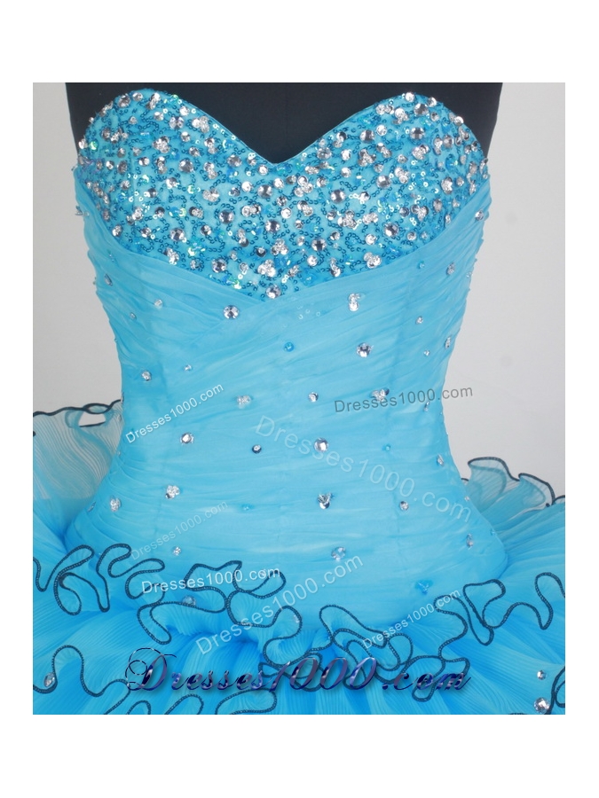 Beautiful Ball gown Sweetheart-neck Floor-length Quinceanera Dresses