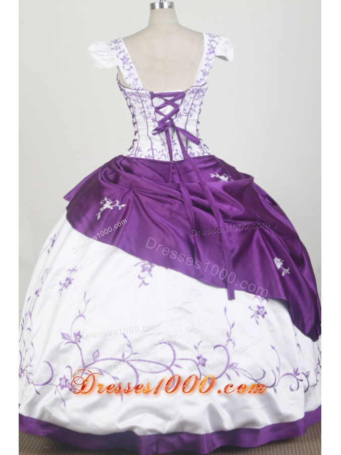 Exquisite Ball Gown Square Neck Floor-length Quinceanera Dress