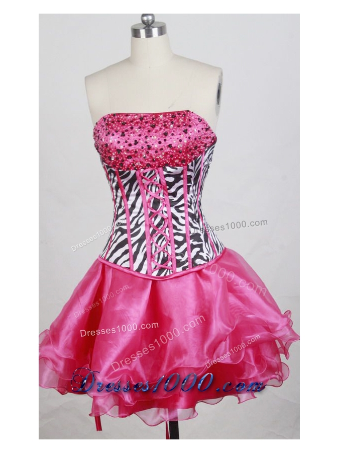 Gorgeous Ball Gown Strapless Floor-length Quinceanera Dress