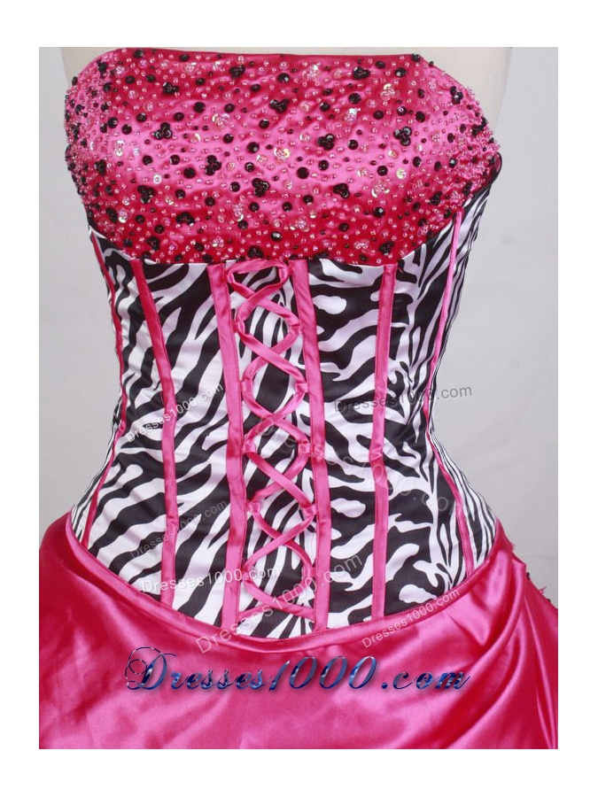 Gorgeous Ball Gown Strapless Floor-length Quinceanera Dress