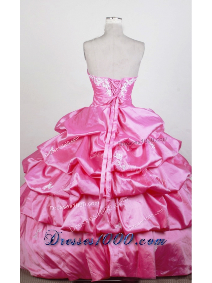 Gorgeous Ball Gown Strapless Floor-length Quinceanera Dress