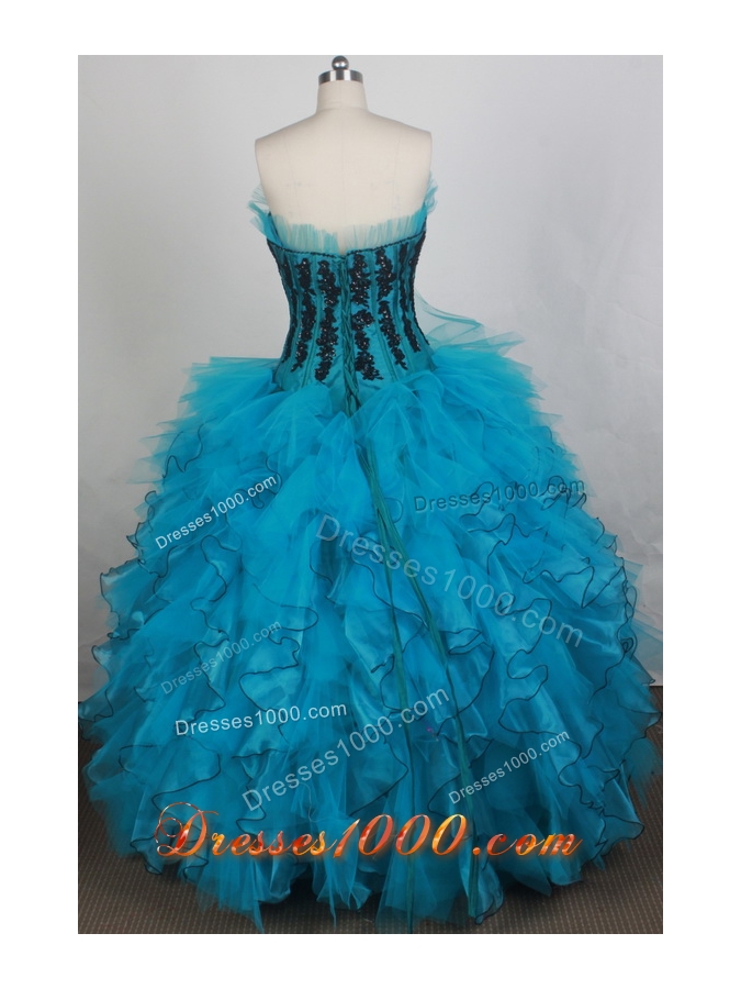 Gorgeous Ball gown Strapless Floor-length Quinceanera Dresses
