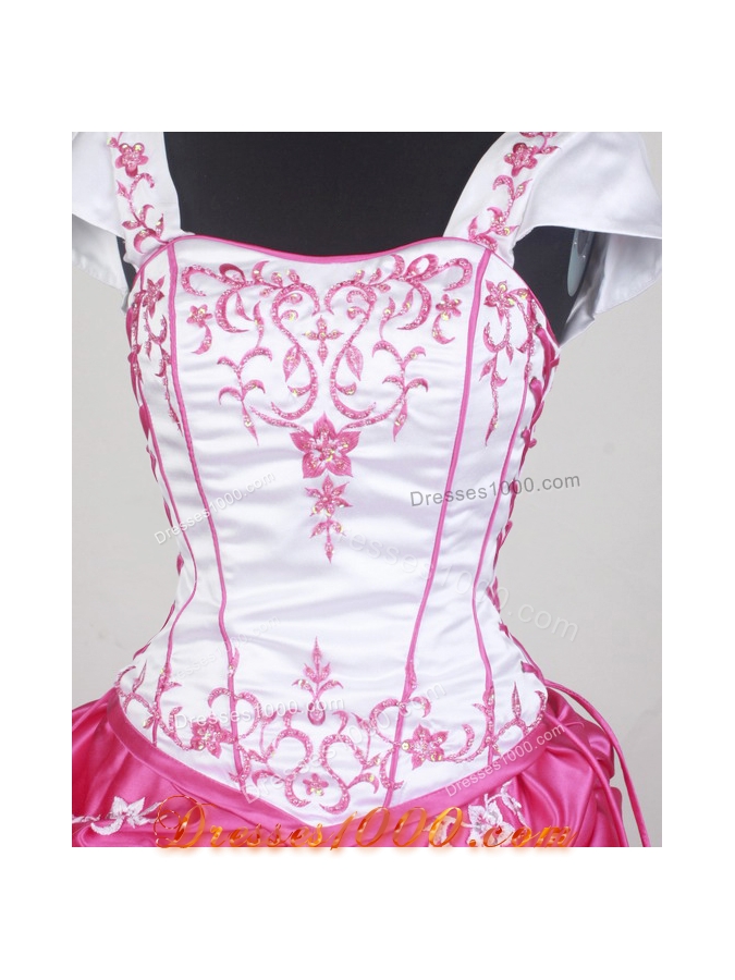 Luxurious Ball Gown Square Neck Floor-length Quinceanera Dress