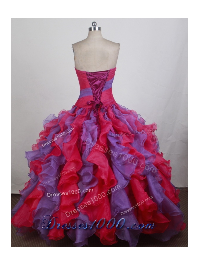 Luxurious Ball gown Strapless Floor-length Quinceanera Dresses