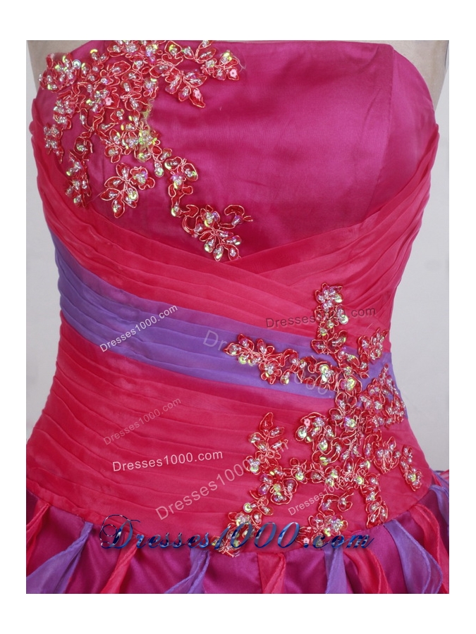 Luxurious Ball gown Strapless Floor-length Quinceanera Dresses