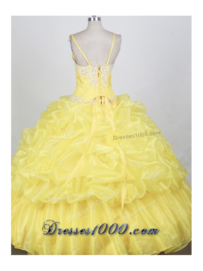 Popular Ball gown Strap Floor-length Quinceanera Dresses