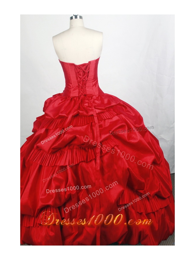 Popular Ball gown Strapless Floor-length Quinceanera Dresses