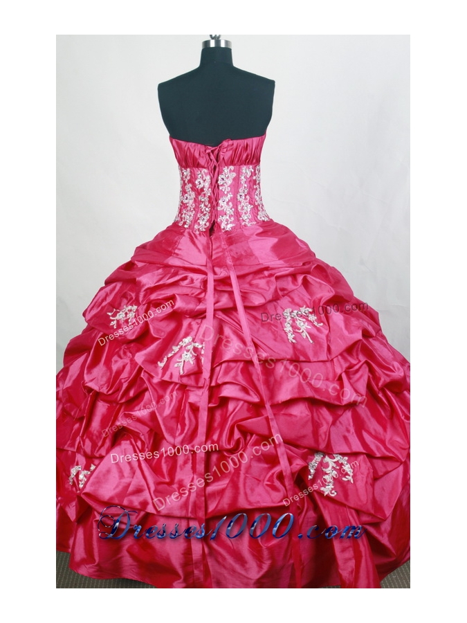 Popular Ball gown Strapless Floor-length Quinceanera Dresses