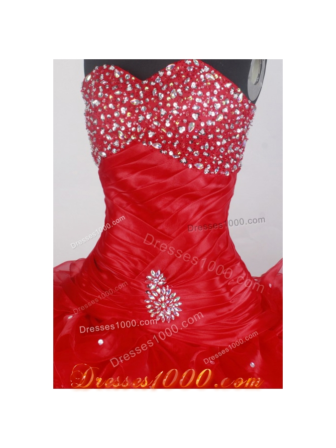 Romantic Ball Gown Sweetheart Neck Floor-length Quinceanera Dress