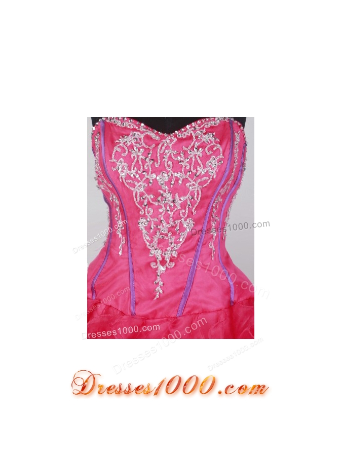 2012 Elegant Ball Gown Strapless Floor-Length Quinceanera Dresses