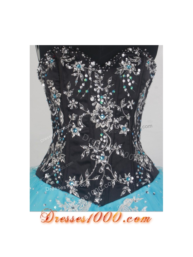 2012 Elegant Ball Gown Sweetheart Floor-Length Quinceanera Dresses