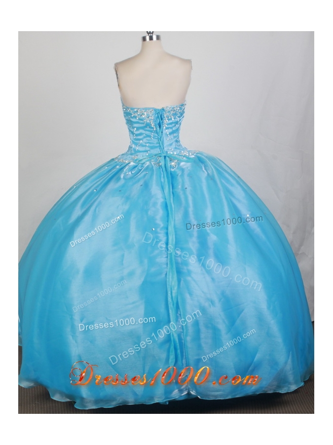 2012 Exquisite Ball Gown Strapless Floor-Length Quinceanera Dresses