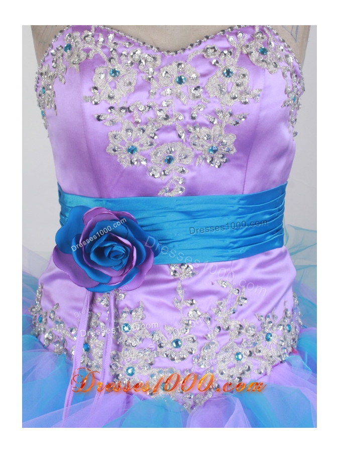 2012 Exquisite Ball Gown Sweetheart Neck Floor-Length Quinceanera Dresses