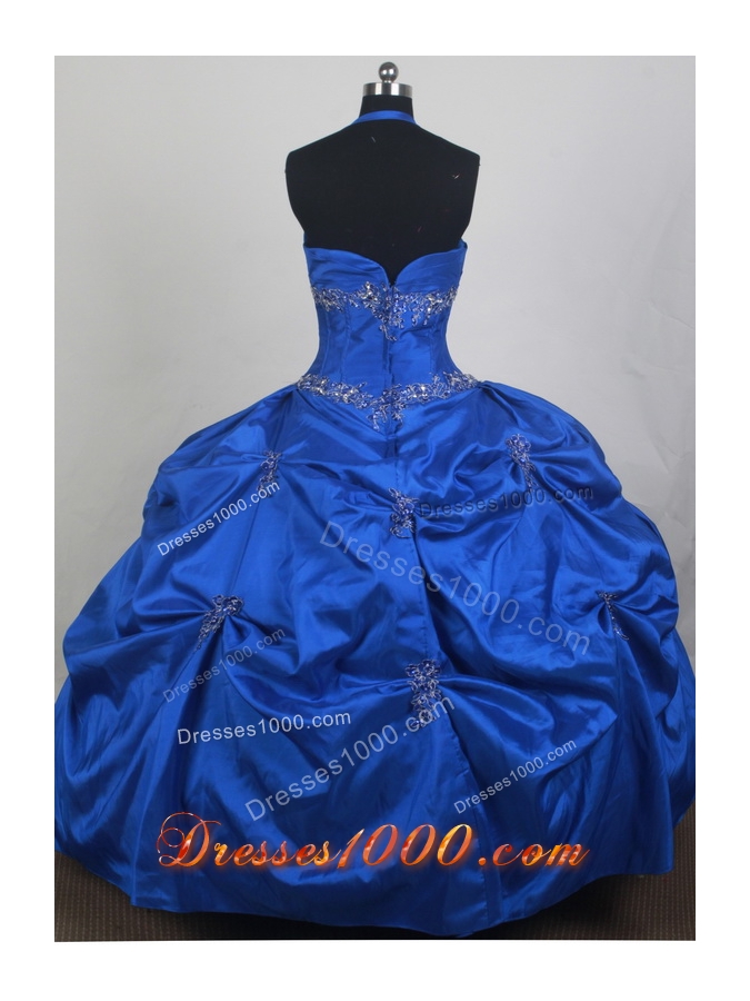 2012 New Ball Gown Halter Top Floor-Length Quinceanera Dress