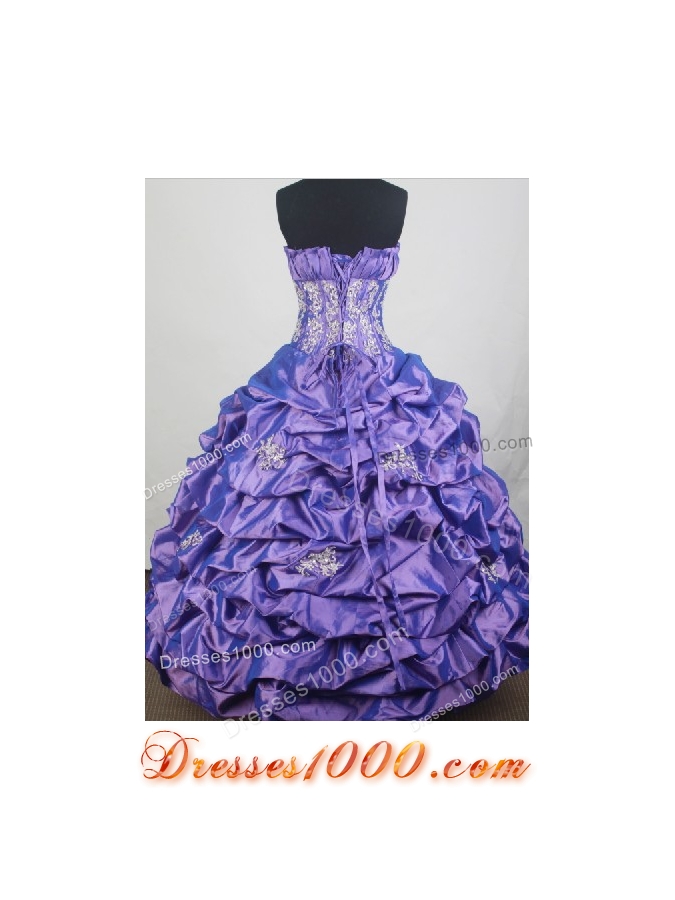 2012 Unique Ball Gown Strapless Floor-Length Quinceanera Dresses