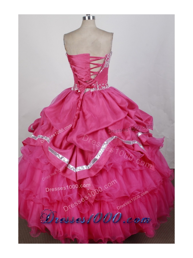 2012 Unique Ball Gown Sweetheart Floor-Length Quinceanera Dress