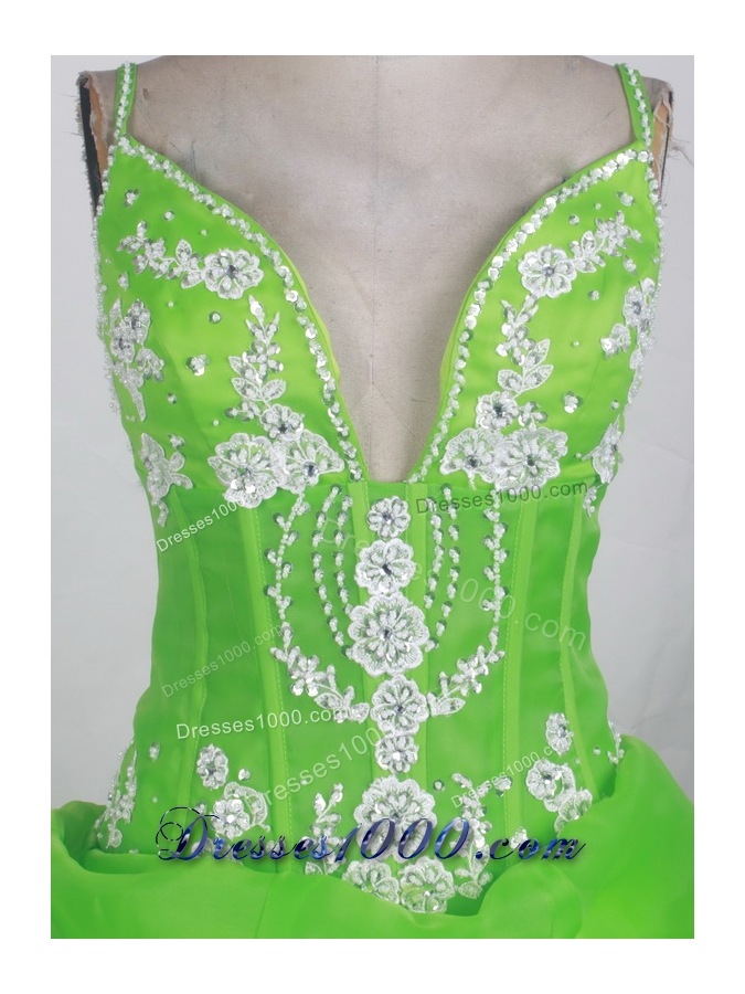 2012 Unique Ball Gown Sweetheart Straps Floor-Length Quinceanera Dress