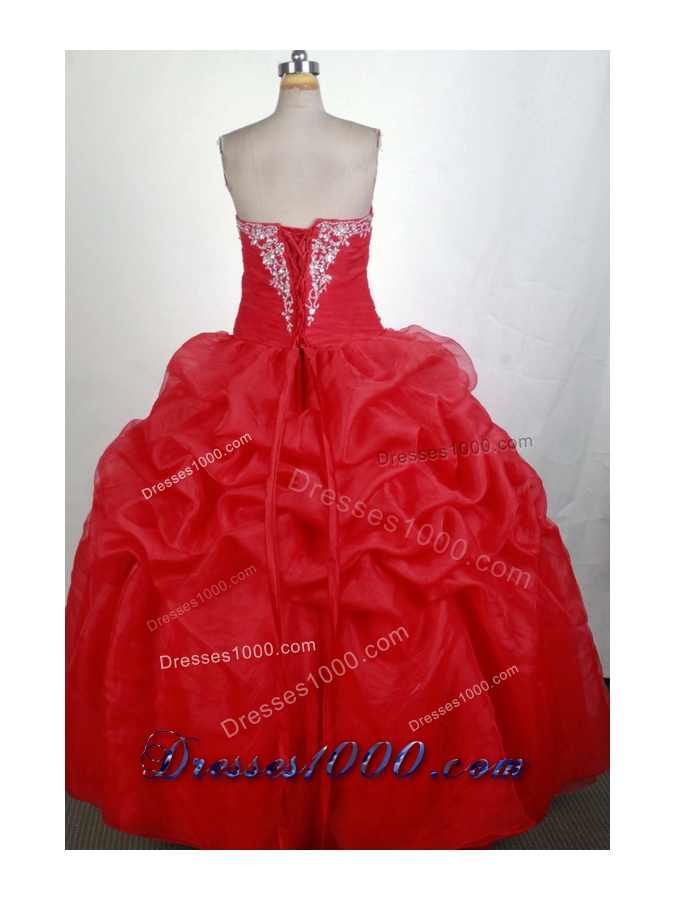 Classical Ball Gown Sweetheart Floor-length Quinceanera Dress