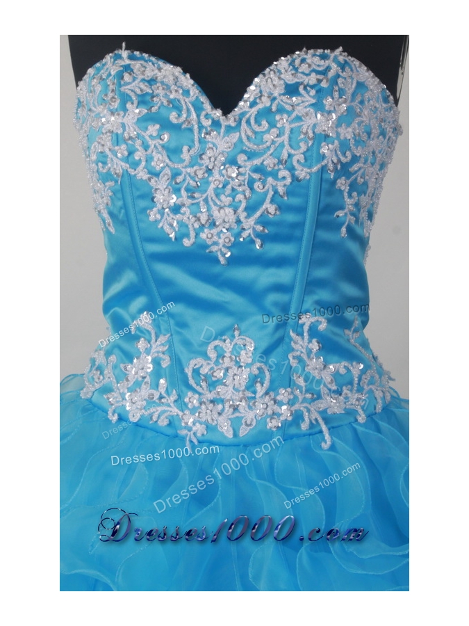 DiscountA-line Strapless Floor-length Taffeta Quinceanera Dress