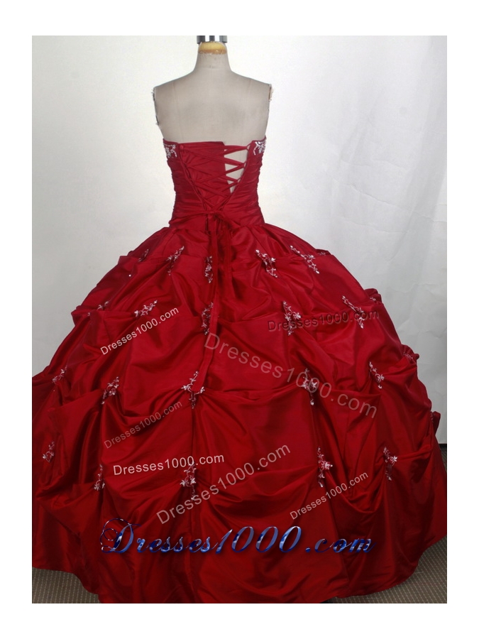 Exquisite Ball Gown Strapless Floor-length Quinceanera Dress