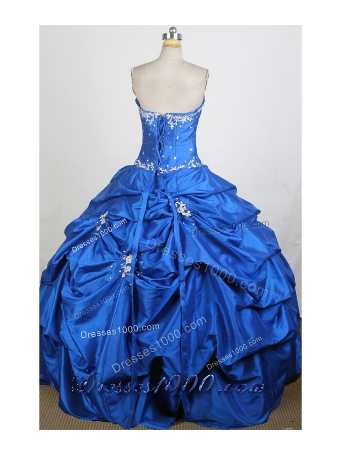 Exquisite Ball Gown Strapless Floor-length Quinceanera Dress