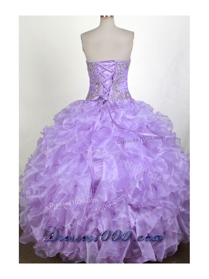 Exquisite Ball Gown Sweetheart Floor-length Quinceanera Dress