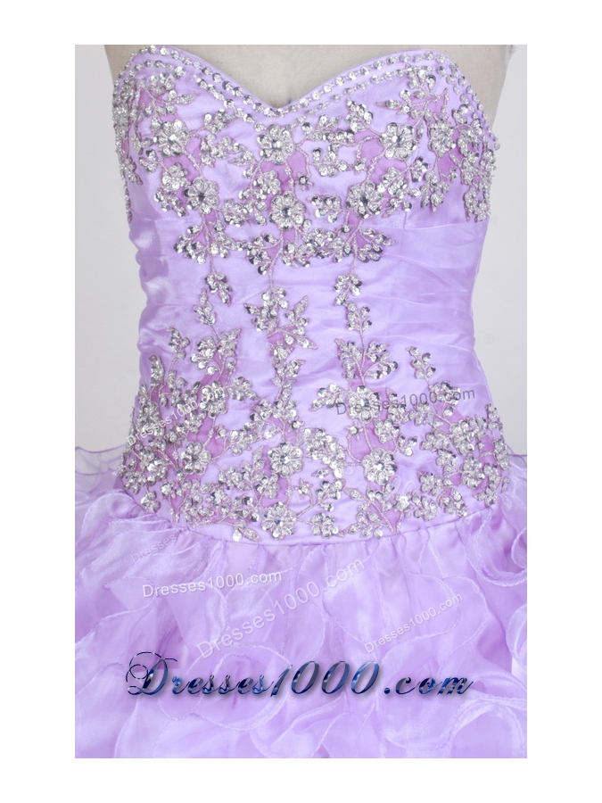 Exquisite Ball Gown Sweetheart Floor-length Quinceanera Dress