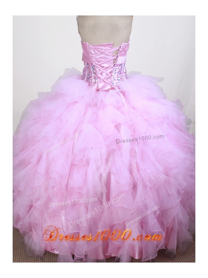 Gorgeous Ball Gown Strapless Floor-length Quinceanera Dress
