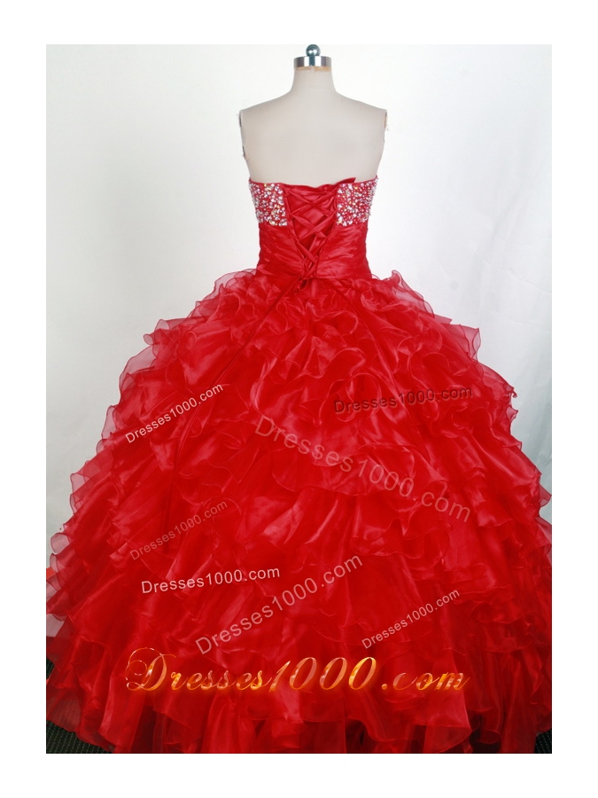 Gorgeous Ball Gown Sweetheart Floor-length Quinceanera Dress