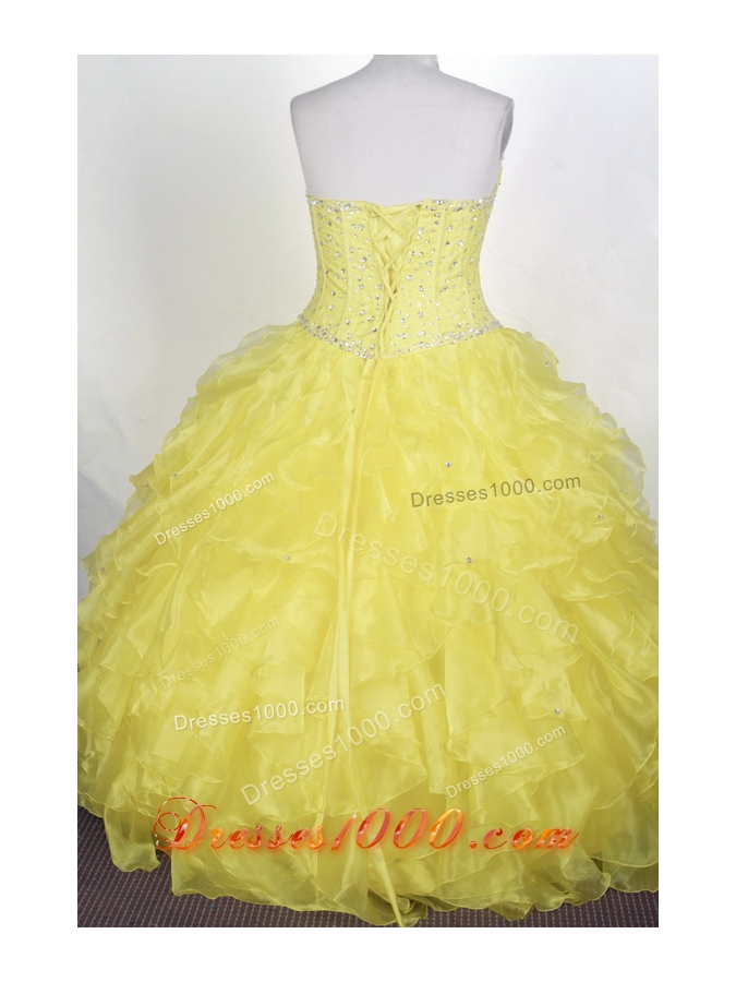 Gorgeous Ball Gown Sweetheart Floor-length Quinceanera Dress