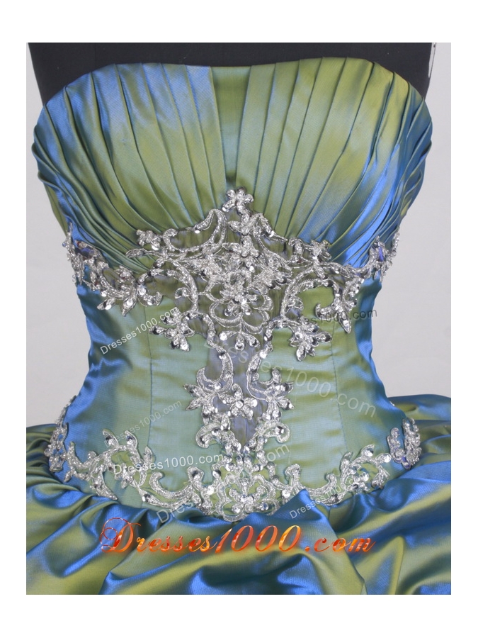 Lovely Ball gown Strapless Floor-length Quinceanera Dresses