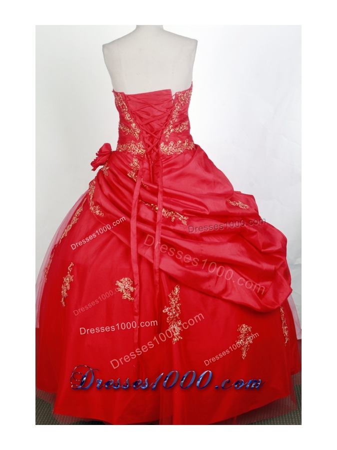 Modest Ball Gown Sweetheart Floor-length Quinceanera Dress