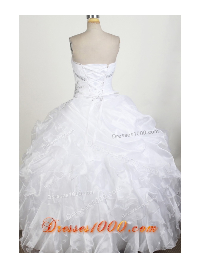 Perfect Ball Gown Strapless Floor-length Quinceanera Dress
