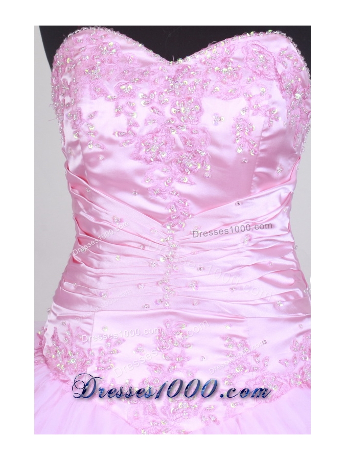 Pretty A-line Sweetheart Floor-length Quinceanera Dress