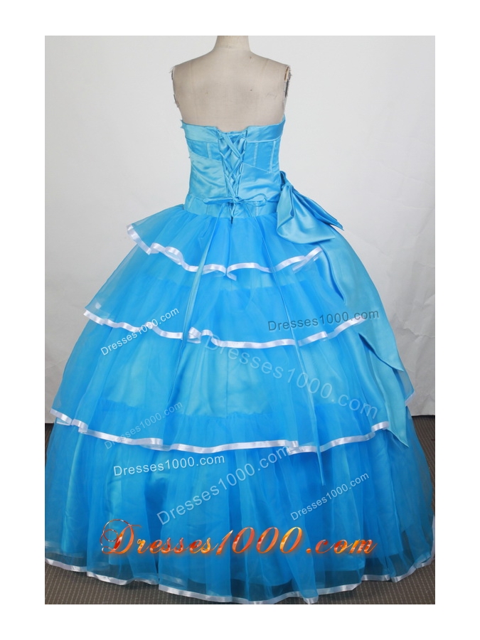 Pretty Ball Gown Strapless Floor-length Quinceanera Dress