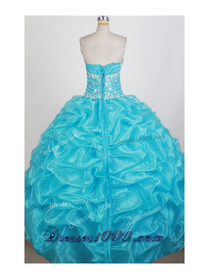 Pretty Ball Gown Strapless Floor-length Quinceanera Dress
