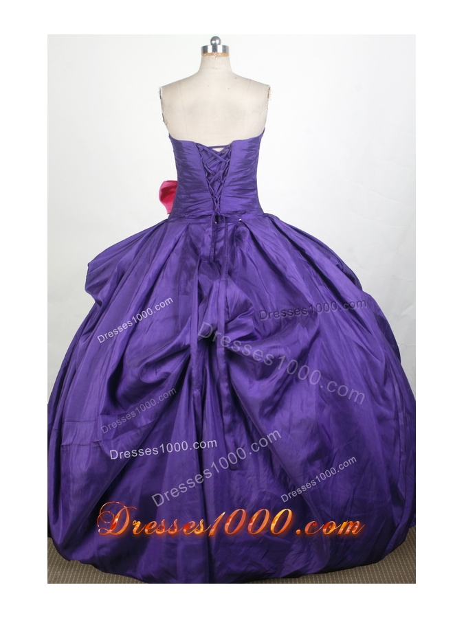 Pretty Ball Gown Strapless Floor-length Quinceanera Dress