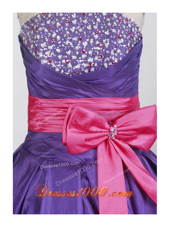 Pretty Ball Gown Strapless Floor-length Quinceanera Dress