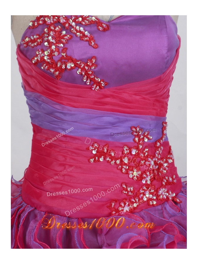 Romantic Ball gown Strapless Floor-length Quinceanera Dresses