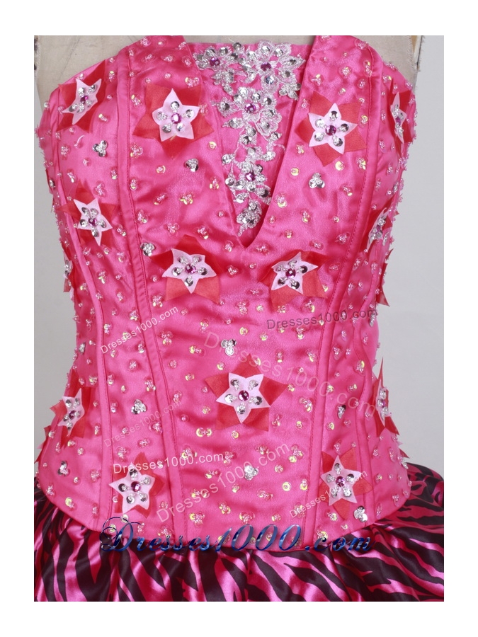 Exquisite Ball Gown Strapless Floor-length Quinceanera Dress