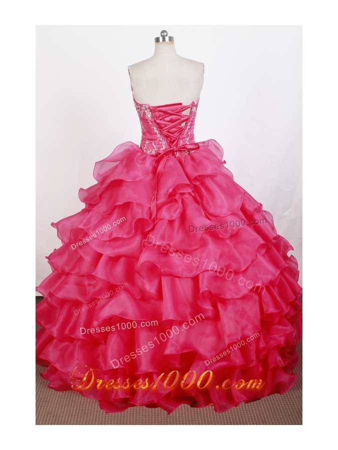 Exquisite Ball Gown Sweetheart Floor-length Quinceanera Dress
