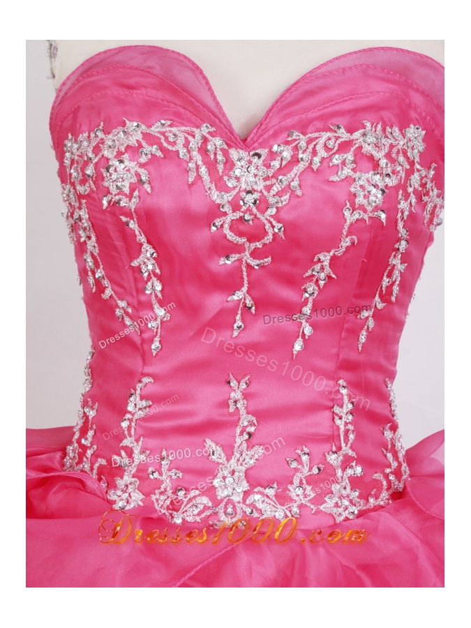 Exquisite Ball Gown Sweetheart Floor-length Quinceanera Dress