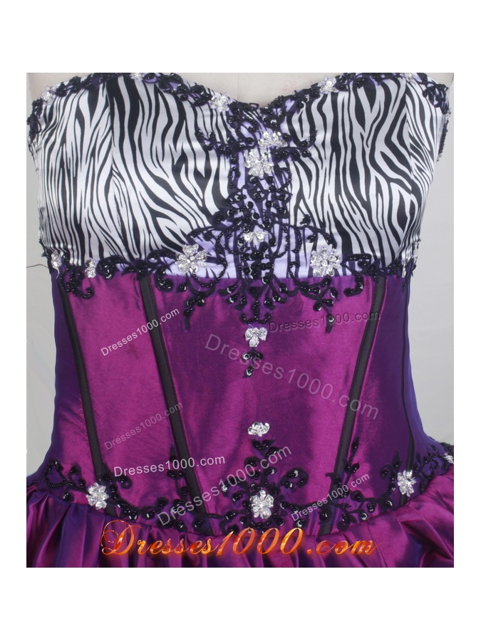 Exquisite Ball Gown Sweetheart Floor-length Quinceanera Dress