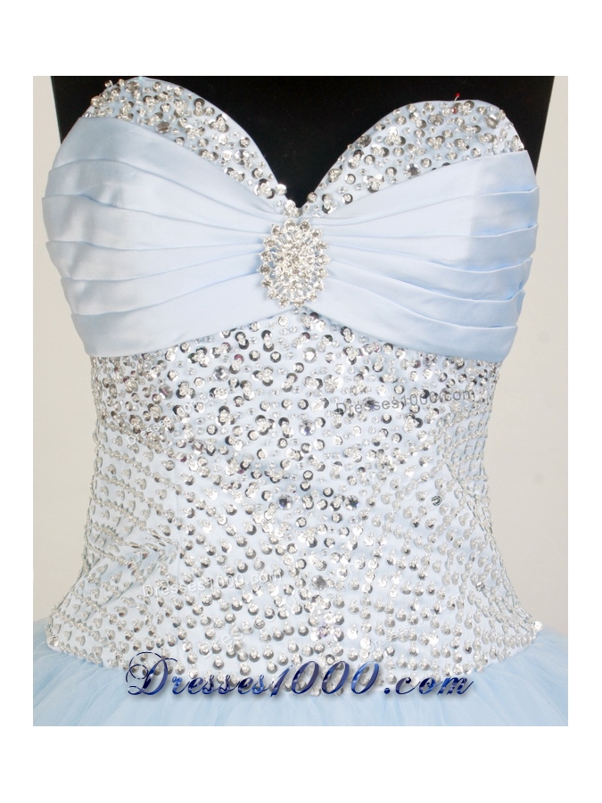 Perfect Ball Gown Sweetheart Floor-length Quinceanera Dress