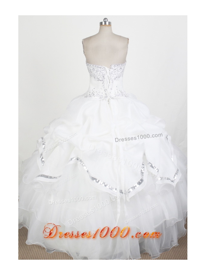 Popular Ball Gown Sweetheart Floor-length Quinceanera Dress