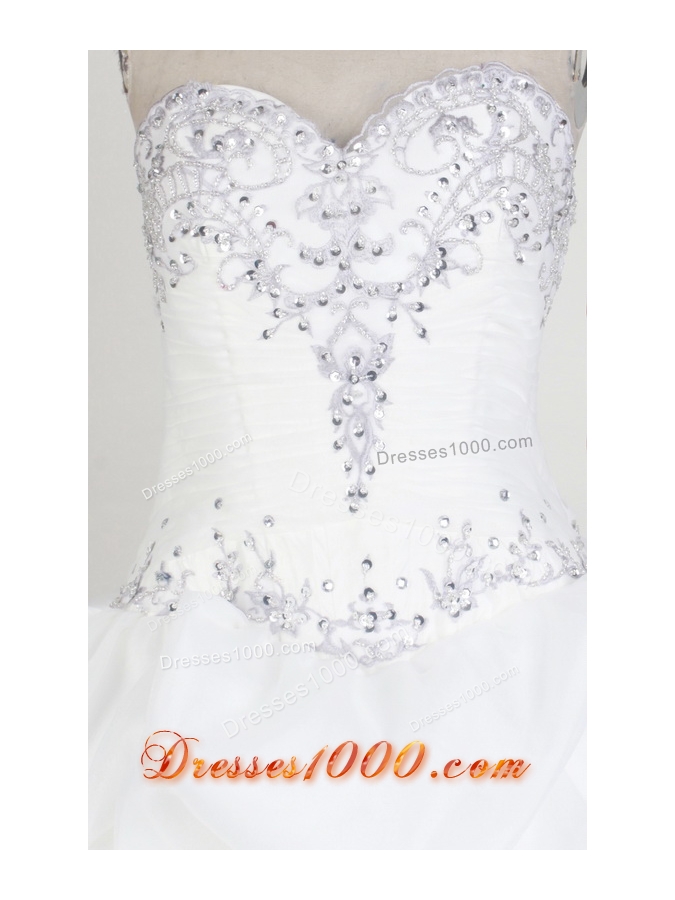 Popular Ball Gown Sweetheart Floor-length Quinceanera Dress