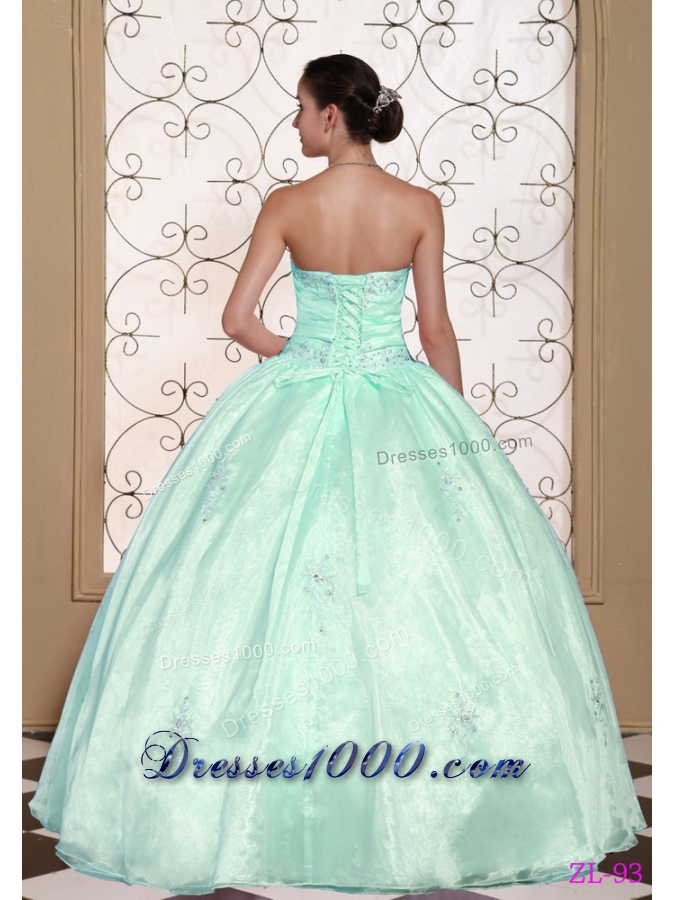 Sweet 2014 Sweetheart Quinceanera Dress with Appliques Beading